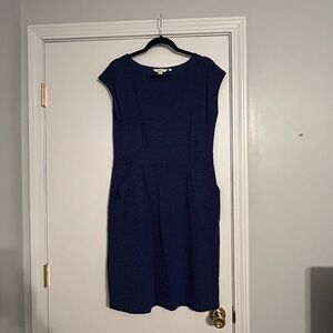 Boden Elegant Navy Midi Dress